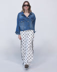 GIACCA CAMICIA FALCO IN DENIM BLU