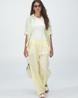 PANTALONE LARAH GIALLO PASTELLO