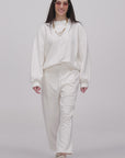 PANTALONE EASY MOVE BIANCO