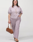PANTALONE NADINA LAVANDA BLU