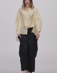 CAMICIA VIVIAN POIS GIALLO TABACCO