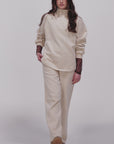 COMPLETO FELPA SIENNA BEIGE