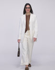 MAGLIA IN VISCOSA MELROSE MARRONE