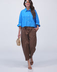 CAMICIA AVA BLU BONNET