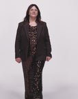 PANTALONE PAILLETTES SHIMMER CHOCO