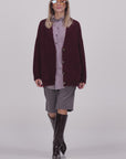 CARDIGAN ASTRAT VINO