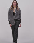 CAMICIA KAROL DENIM GRIGIO