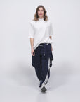 PANTALONE BARNEY OVETTO BLU BIANCO