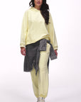 PANTALONE IN FELPA COIMBRA GIALLINO