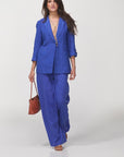 GIACCA CHLOE BLU VIOLA