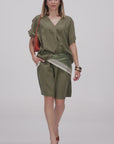 SET IN TWILL MARGHE VERDE