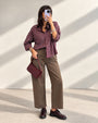 PANTALONE STENO NOCCIOLA