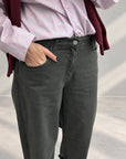 PANTALONE STENO VERDE