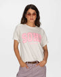 T-SHIRT SOHO BIANCO ROSA