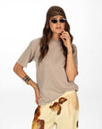 T-SHIRT TEA GRIGIO CHIARO