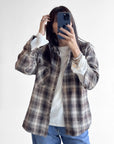 CAMICIA CHECK TARA CHOCO