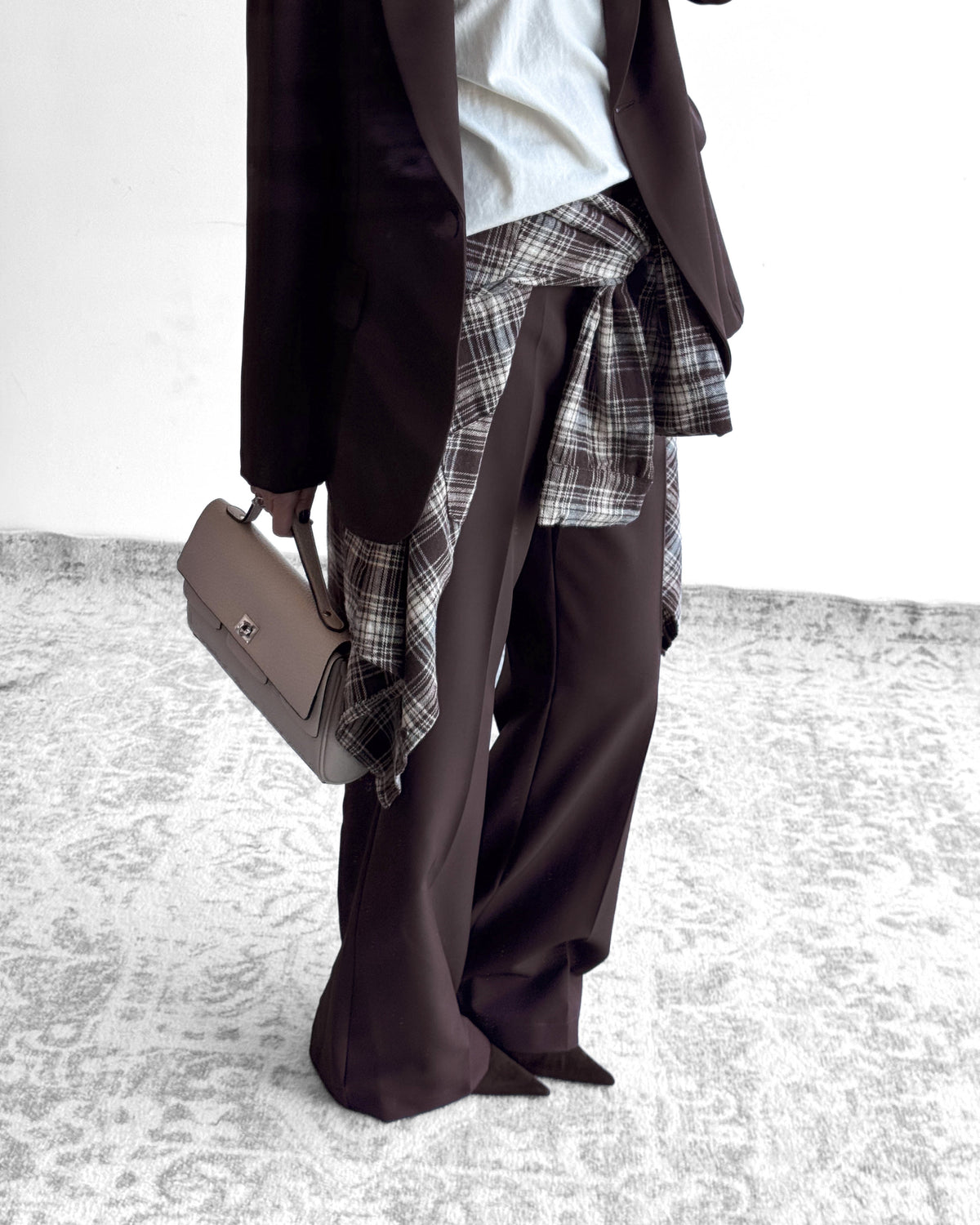 CAMICIA CHECK TARA CHOCO