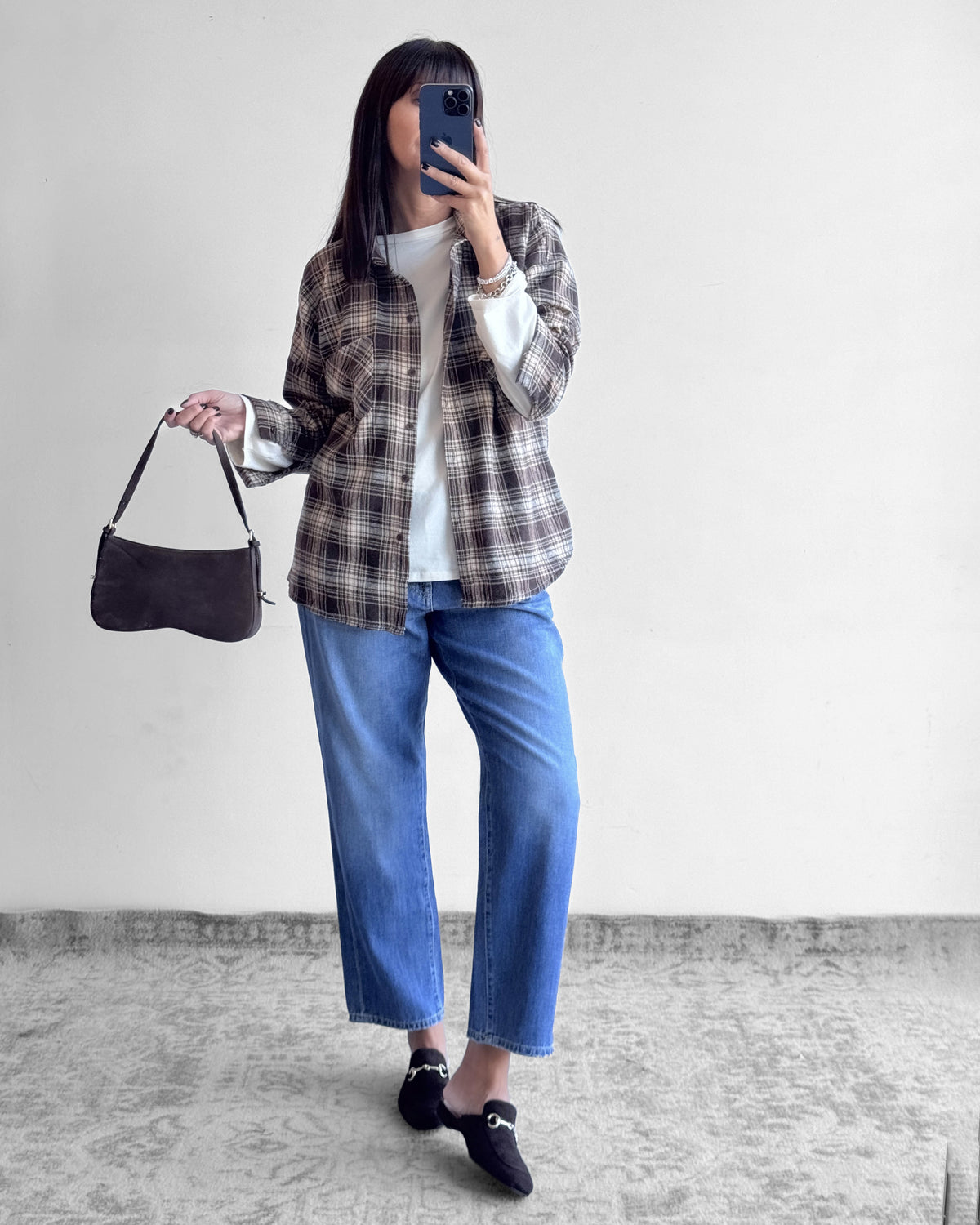 CAMICIA CHECK TARA CHOCO