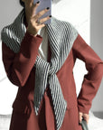 SCIARPA TRIANGOLO RIGA BLU
