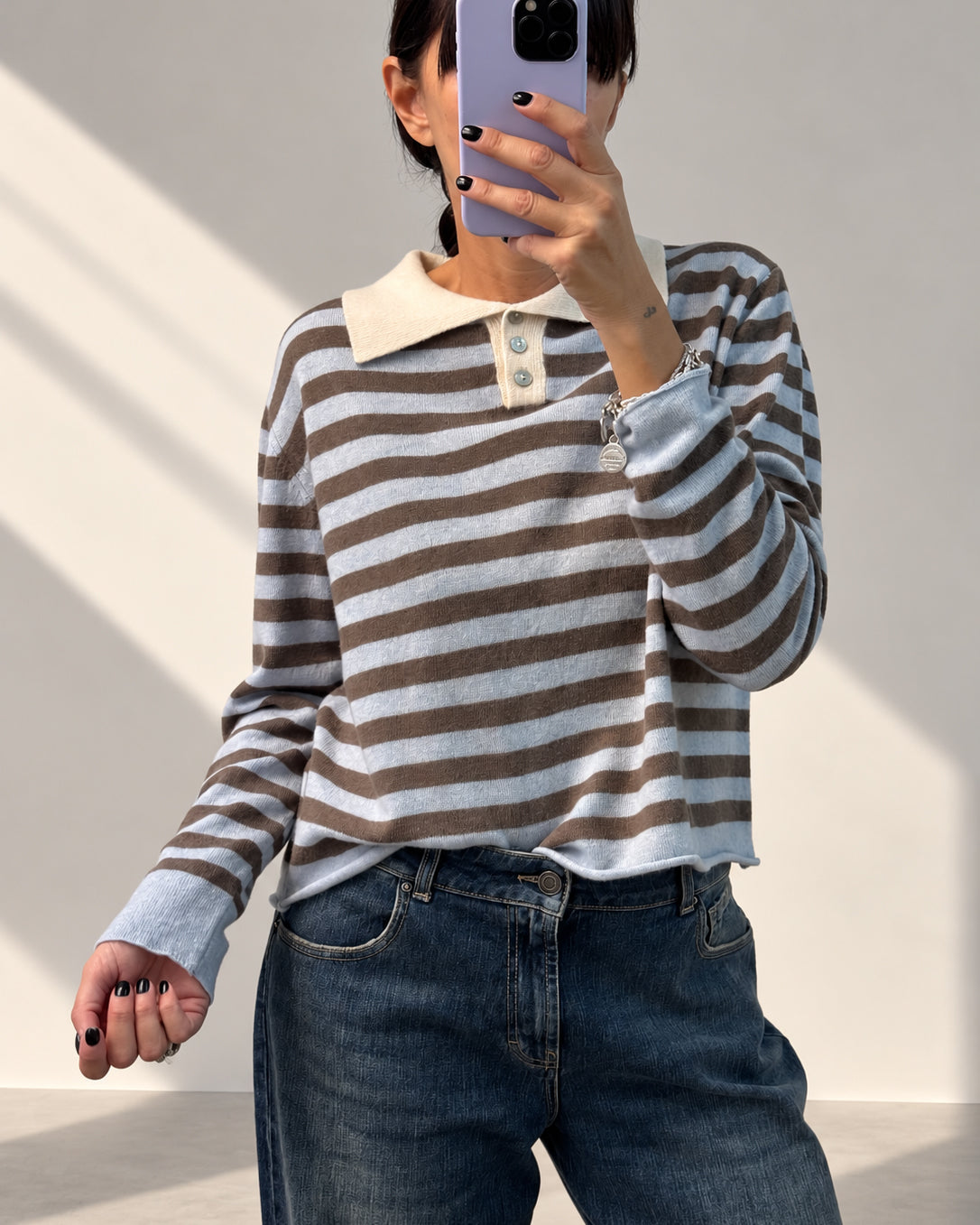 PULL MISTO LANA VELA TAUPE