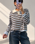 PULL MISTO LANA VELA TAUPE