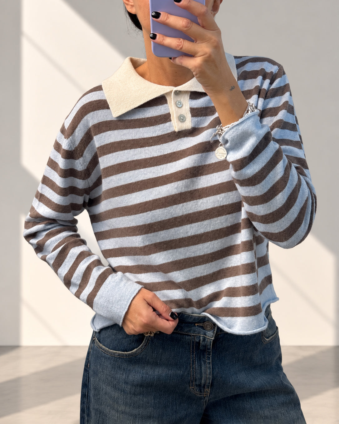 PULL MISTO LANA VELA TAUPE